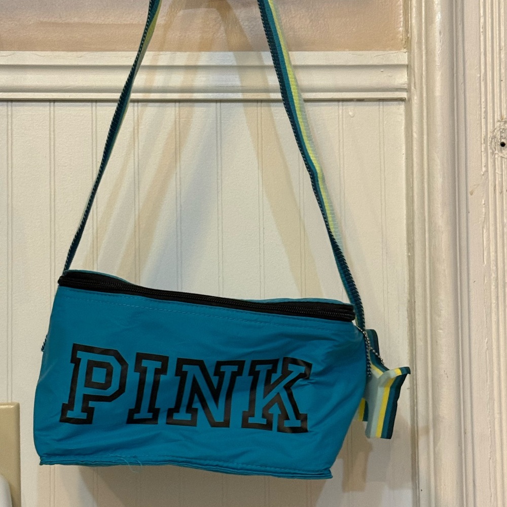 PINK Victoria's Secret Teal lunch Bag